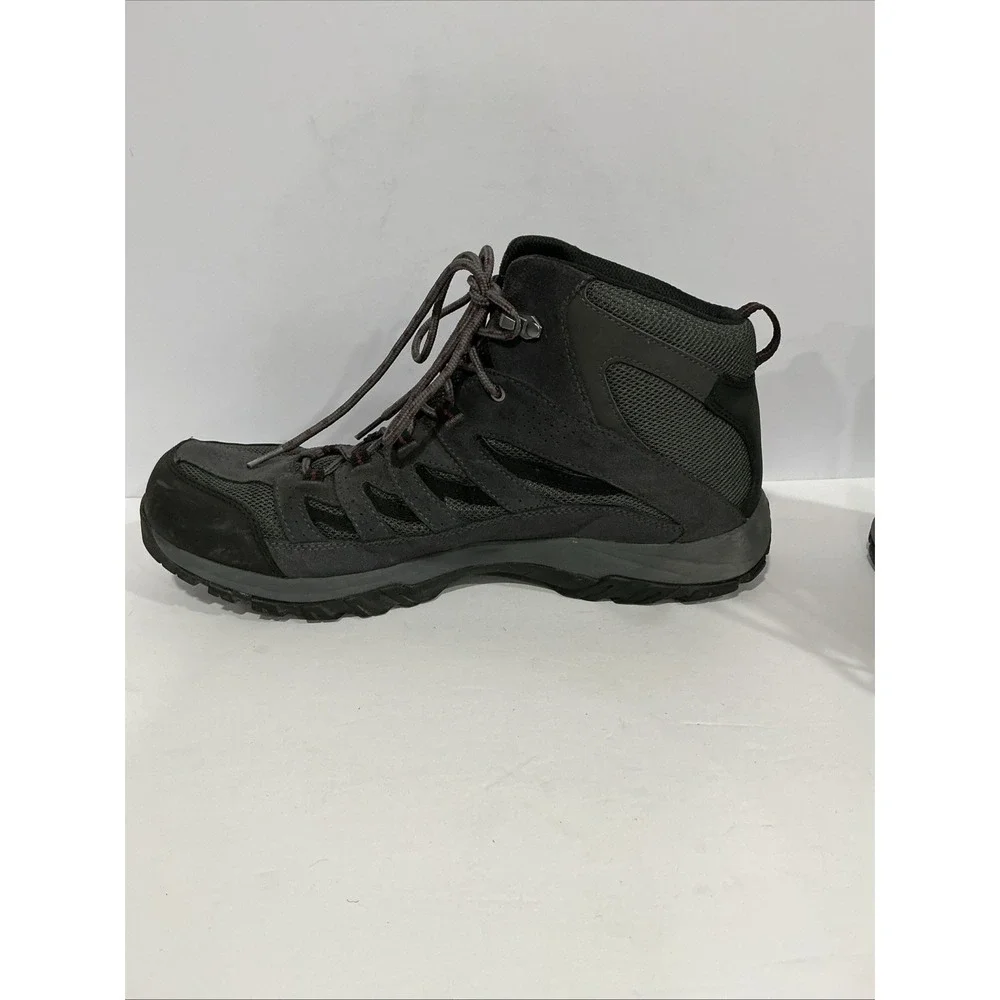 Columbia Men's Crestwood Mid Waterproof Hiking Boots, Gray, 14W, Gorpcore